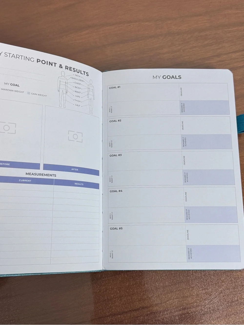 Clever Fox Fitness & Food Journal NWOT